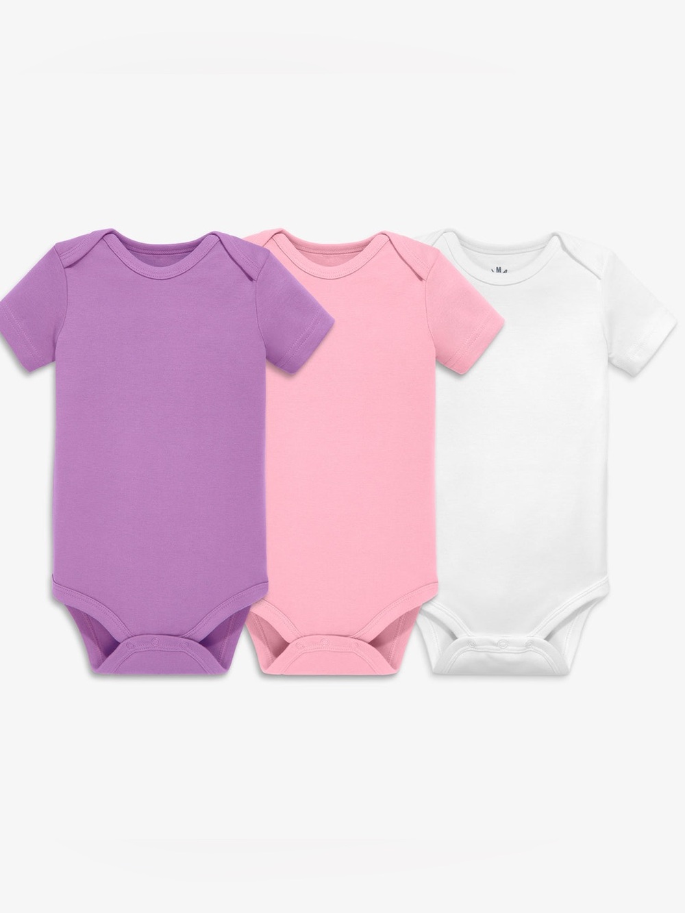 NWT Primary Organic short sleeve babysuit 3-pack